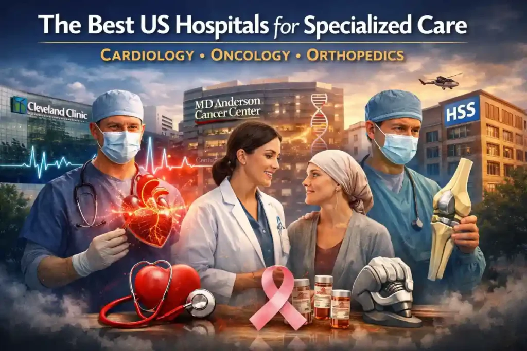 The Best US Hospitals for Specialized Care in Cardiology, Oncology, and Orthopedics